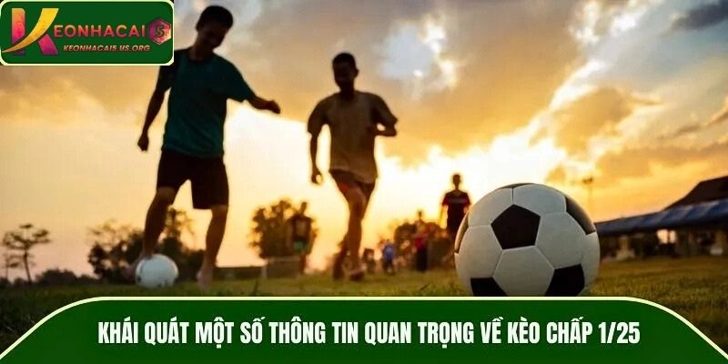 Khái quát một số thông tin quan trọng về kèo chấp 1/25