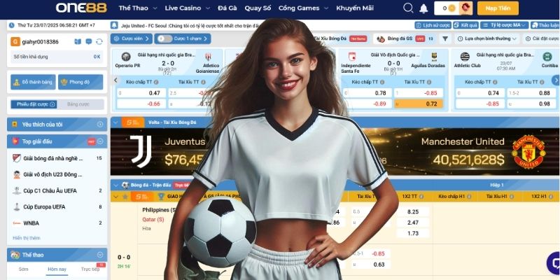 ONE88 hỗ trợ đa dạng cách rút thưởng